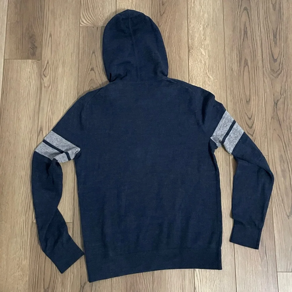 Banana Republic Organic Cotton Hooded‎ Sweater Blue